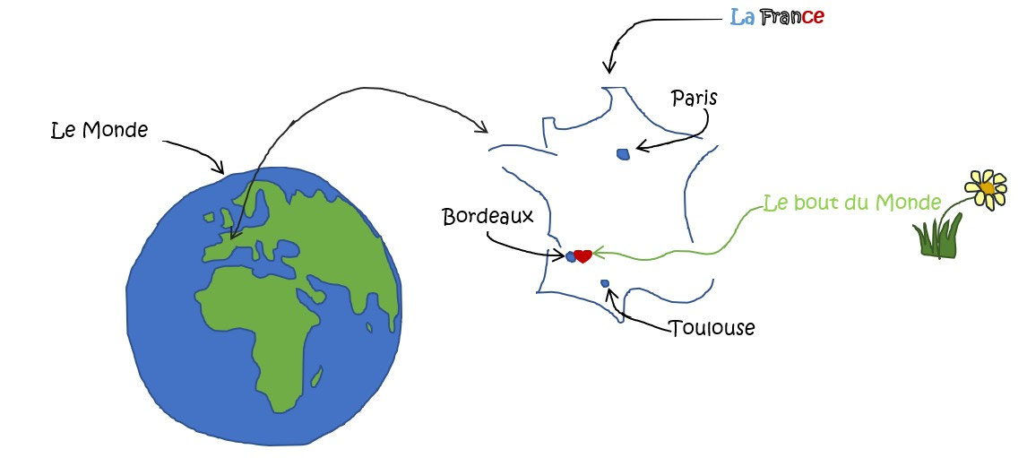 Localisation de la petite Savonnerie à Baurech