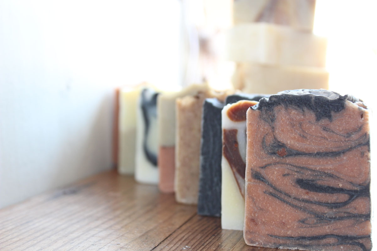 Savons en cure de séchage